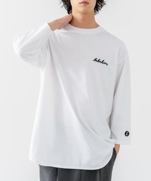 brknhome（ブロークンホーム）の「【BRKNHOME/ブロークンホーム】×【ZERO STAIN/ゼロステイン】コラボ ７分袖 裾ラウンド クルーネック ベースボール Ｔシャツ（Tシャツ/カットソー）」