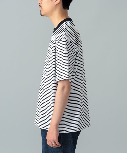 ORCIVAL(オーシバル)の「ORCIVAL / ストレッチコットン ボーダー Tシャツ(Tシャツ/カットソー・メンズ・グレー/ホワイト/ブラック・4/5)」の7枚目の写真