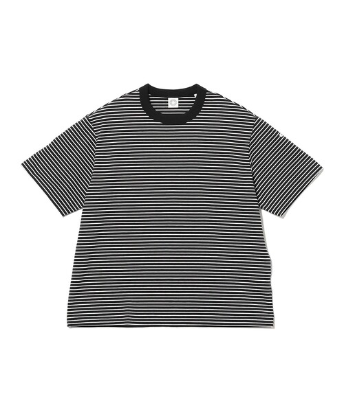 ORCIVAL(オーシバル)の「ORCIVAL / ストレッチコットン ボーダー Tシャツ(Tシャツ/カットソー・メンズ・グレー/ホワイト/ブラック・4/5)」の19枚目の写真