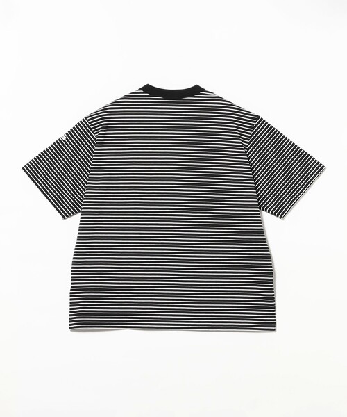 ORCIVAL(オーシバル)の「ORCIVAL / ストレッチコットン ボーダー Tシャツ(Tシャツ/カットソー・メンズ・グレー/ホワイト/ブラック・4/5)」の20枚目の写真