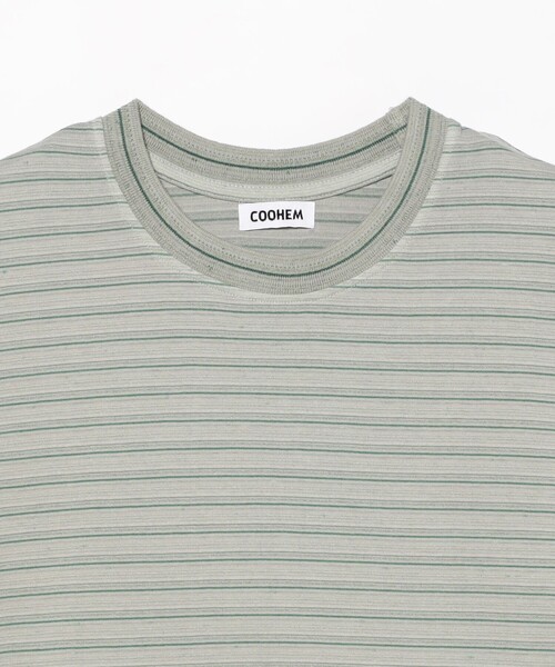 fennica(フェニカ)の「COOHEM / BORDER T SHIRT(Tシャツ/カットソー・メンズ・ブルー系その他2/グレー・LARGE)」の6枚目の写真