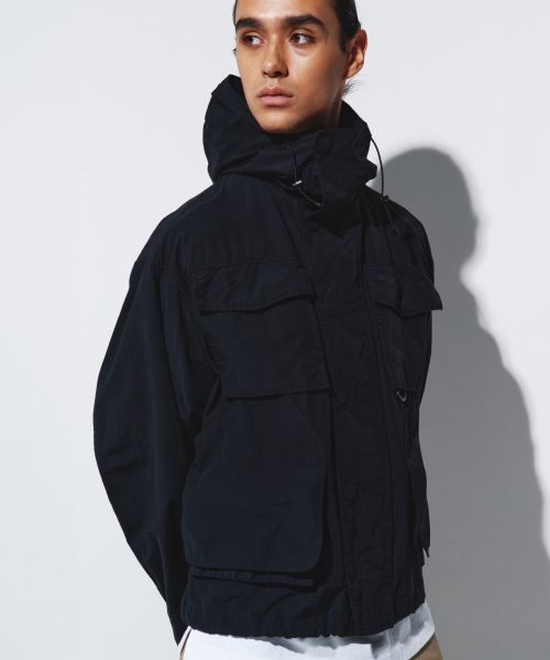 KALAPATTHAR(カラパタール)の「CN Stormproof Utility Hooded Shell Jacket - BLACK(ナイロンジャケット・メンズ・その他・MEDIUM/LARGE)」の1枚目の写真