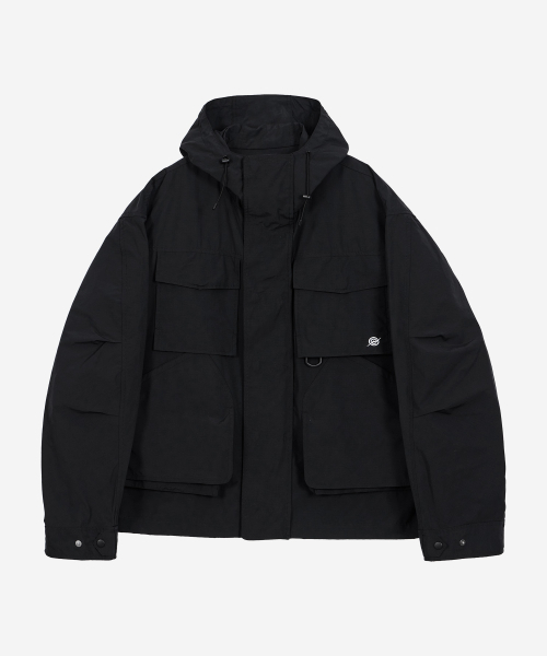 KALAPATTHAR(カラパタール)の「CN Stormproof Utility Hooded Shell Jacket - BLACK(ナイロンジャケット・メンズ・その他・MEDIUM/LARGE)」の4枚目の写真