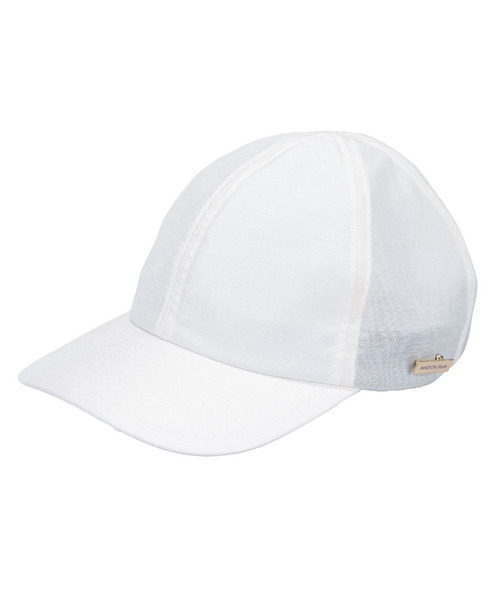 MAISON Birth（メゾンバース）の「MAISON Birth メゾンバース / C-SILK ORGAN MESH CAP コットンシルクメッシュキャップ / MB-26108（キャップ・レディース・ブラック/オフホワイト・FREE）」の2枚目の写真