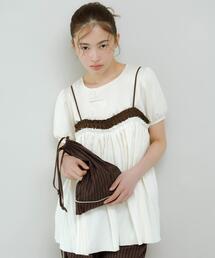 KBF（ケイビーエフ）の「バイカラークリンクルビスチェ（その他トップス）」