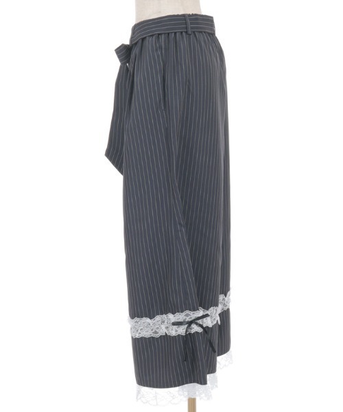 axes femme(アクシーズファム)の「フリルレースワイドパンツ(その他パンツ・レディース・グレー/サックスブルー/ネイビー・FREE)」の19枚目の写真