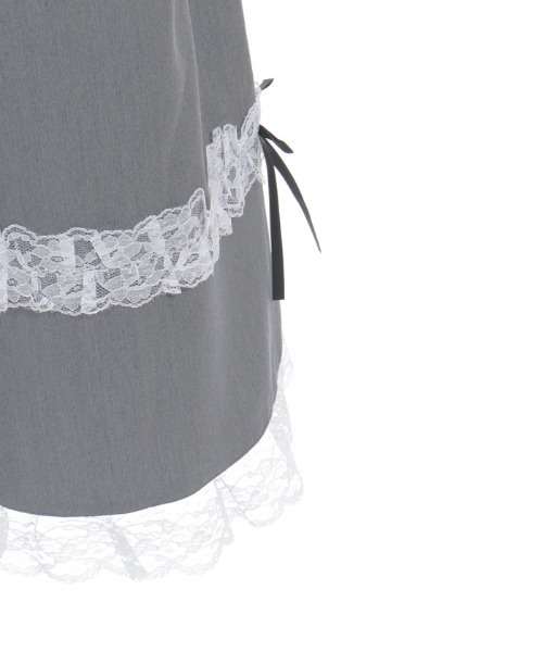 axes femme(アクシーズファム)の「フリルレースワイドパンツ(その他パンツ・レディース・グレー/サックスブルー/ネイビー・FREE)」の22枚目の写真