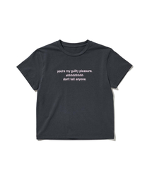Guilty Pleasure Baby T-shirt Charcol