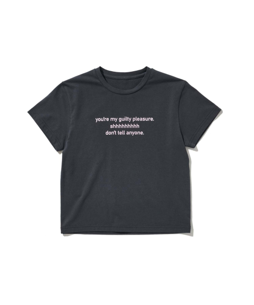 LOTSYOU(ロッツユー)の「Guilty Pleasure Baby T-shirt Charcol(Tシャツ/カットソー・レディース・その他・O/S)」の1枚目の写真