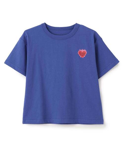 and D. petit main（アンドディープティマイン）の「【365D】おちゃめ半袖T（Tシャツ/カットソー・キッズ・ライトグレー/イエロー/ピンク/ブルー/オフホワイト・130cm/120cm/140cm/110cm/100cm/90cm）」の3枚目の写真