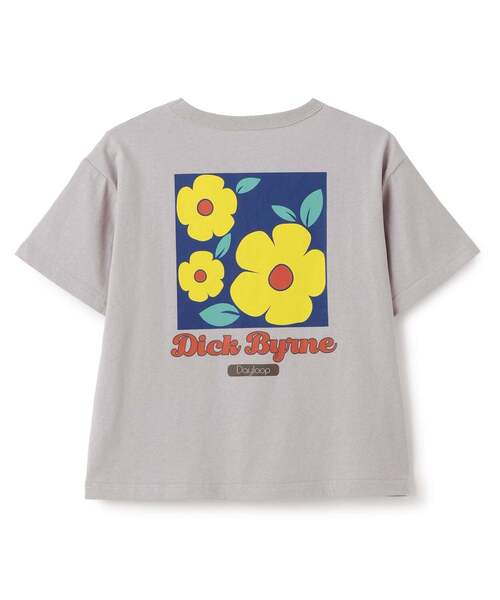 and D. petit main（アンドディープティマイン）の「【365D】おちゃめ半袖T（Tシャツ/カットソー・キッズ・ライトグレー/イエロー/ピンク/ブルー/オフホワイト・130cm/120cm/140cm/110cm/100cm/90cm）」の6枚目の写真