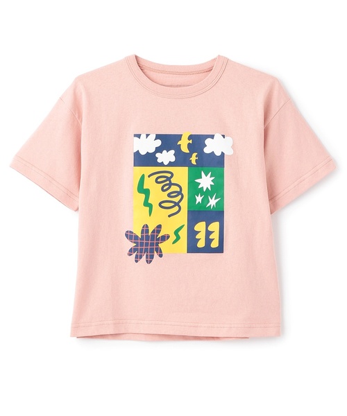 and D. petit main(アンドディープティマイン)の「【365D.】おちゃめ半袖Tシャツ(Tシャツ/カットソー・キッズ・ライトグレー/イエロー/ピンク/ブルー/オフホワイト・130cm/120cm/140cm/110cm/100cm/90cm)」の15枚目の写真
