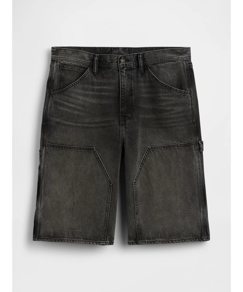 GAP(ギャップ)の「12.5インチ スーパーバギー カーペンター デニムショートパンツ(デニムパンツ・メンズ・ブラック・36W/34W/32W/30W/28W)」の6枚目の写真