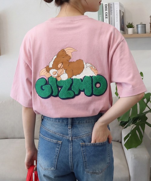 CORPUS SELECT(コーパストーキョー)の「【GREMLINS/グレムリン】サガラ刺繍&フォトプリント アートワーク半袖Tシャツ(Tシャツ/カットソー・メンズ・ブラック系1/ブラック系2/ホワイト系1/ホワイト系2/ピンク系1/ピンク系2・S/M/L/LL)」の5枚目の写真