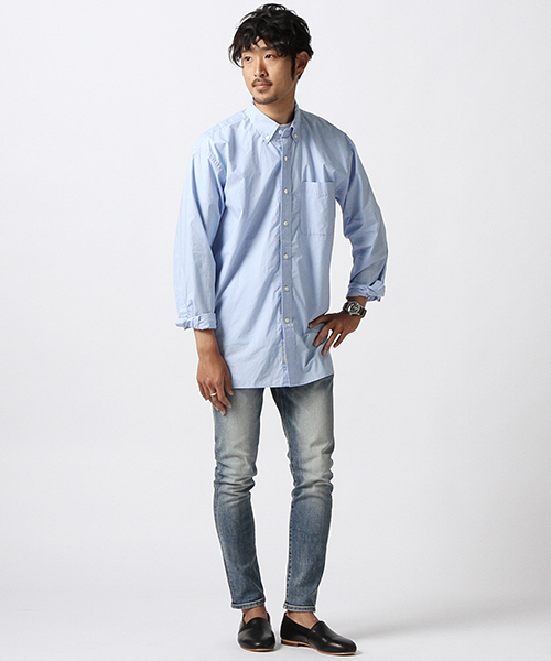 BEAMS(ビームス)の「BEAMS / ルーズフィット ブロード B.Dシャツ(シャツ/ブラウス・メンズ・ホワイト/サックスブルー/ネイビー・LARGE/MEDIUM)」の11枚目の写真