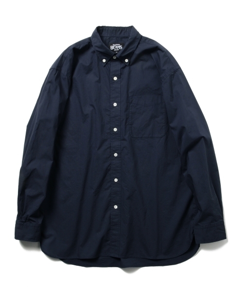 BEAMS(ビームス)の「BEAMS / ルーズフィット ブロード B.Dシャツ(シャツ/ブラウス・メンズ・ホワイト/サックスブルー/ネイビー・LARGE/MEDIUM)」の4枚目の写真