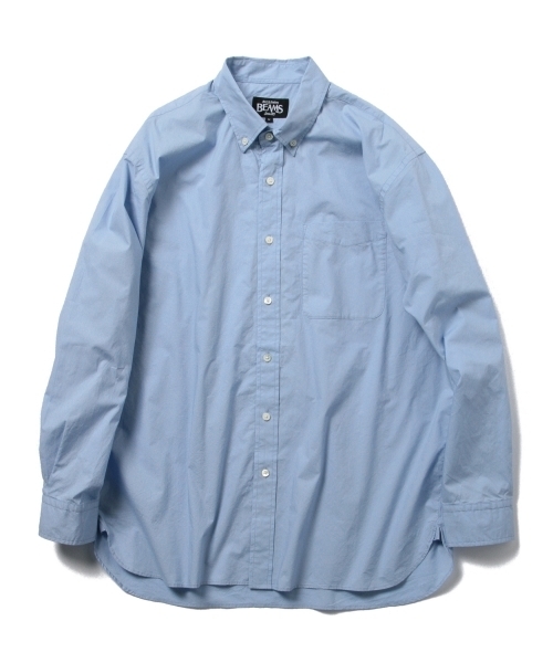 BEAMS(ビームス)の「BEAMS / ルーズフィット ブロード B.Dシャツ(シャツ/ブラウス・メンズ・ホワイト/サックスブルー/ネイビー・LARGE/MEDIUM)」の5枚目の写真