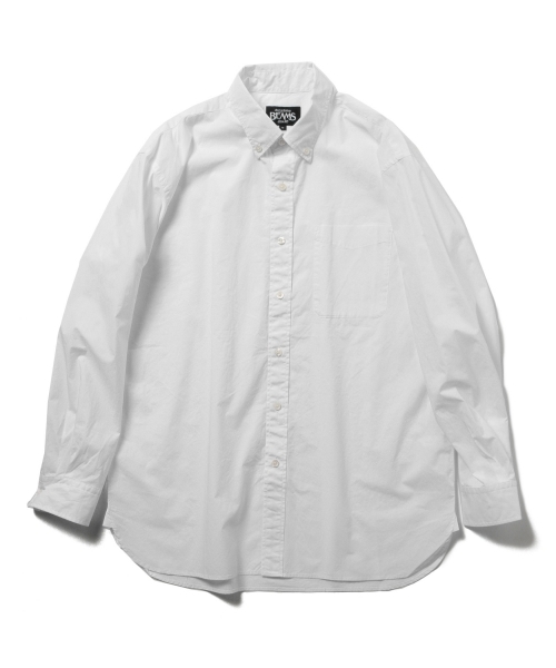 BEAMS(ビームス)の「BEAMS / ルーズフィット ブロード B.Dシャツ(シャツ/ブラウス・メンズ・ホワイト/サックスブルー/ネイビー・LARGE/MEDIUM)」の21枚目の写真