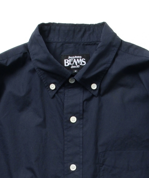 BEAMS(ビームス)の「BEAMS / ルーズフィット ブロード B.Dシャツ(シャツ/ブラウス・メンズ・ホワイト/サックスブルー/ネイビー・LARGE/MEDIUM)」の16枚目の写真