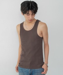 WEGO/【26年春夏新作】コットンリブタンクトップ