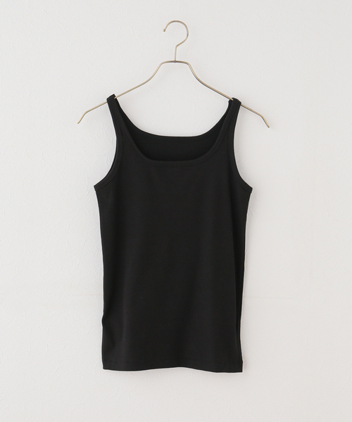 JOURNAL STANDARD(ジャーナルスタンダード)の「BASIC タンクトップ(Tシャツ/カットソー・レディース・ホワイト/ブラック/チャコールグレー・FREE)」の3枚目の写真