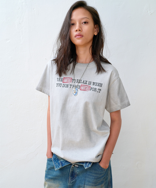 THEVINYLHOUSE(ザバイニルハウス)の「FADED TIME TEE GREY(Tシャツ/カットソー・メンズ・その他・SMALL/MEDIUM/LARGE)」の12枚目の写真
