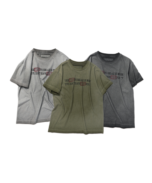 THEVINYLHOUSE(ザバイニルハウス)の「FADED TIME TEE GREY(Tシャツ/カットソー・メンズ・その他・SMALL/MEDIUM/LARGE)」の5枚目の写真