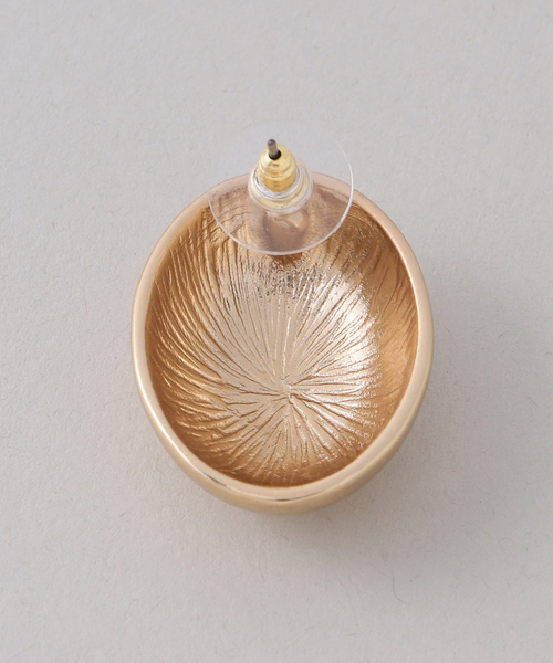 Noble(ノーブル)の「《追加》PETIT MOMENTS/プティモーメント Oval Stud Earrings(ピアス(両耳用)・レディース・ゴールド/シルバー・FREE)」の9枚目の写真