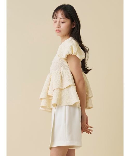 SNIDEL(スナイデル)の「ラップキュロットパンツ(その他パンツ・レディース・インディゴブルー/アイボリー/ブラック・0/1)」の15枚目の写真