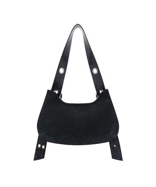 Wacky WiLLy（ワッキーウィリー）の「[GISELLEジゼル着用] WOMEN'S EYELET SHOULDER BAG（ショルダーバッグ・レディース・ブラック・FREE）」の5枚目の写真
