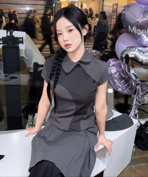 Miseki SEOUL(ミセキソウル)の「Accordion side pleats midi skirt CHARCOAL(スカート・レディース・その他・1/2)」の8枚目の写真
