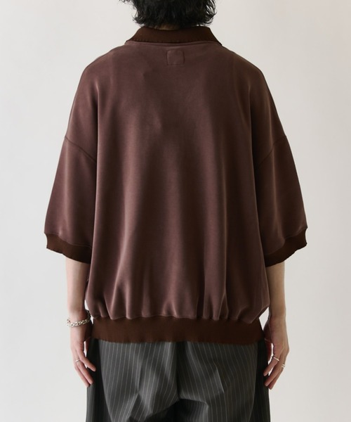 Lui's(ルイス)の「ピーチスキンスキッパーポロシャツ(Tシャツ/カットソー・メンズ・ブラウン/ブラック/ライトグレー・M/S)」の20枚目の写真