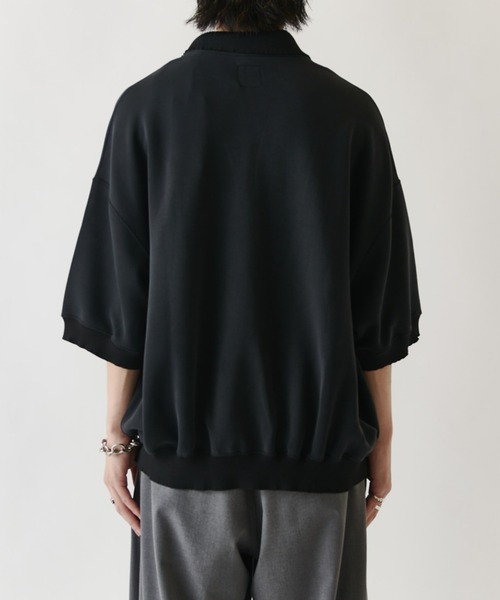 Lui's(ルイス)の「ピーチスキンスキッパーポロシャツ(Tシャツ/カットソー・メンズ・ブラウン/ブラック/ライトグレー・M/S)」の8枚目の写真