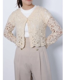 fifth | クロシェ編みフラワーカーディガン(カーディガン/ボレロ)