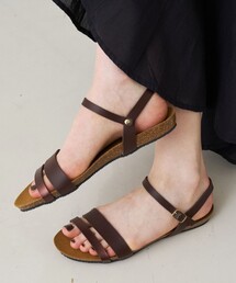 PLAKTON（プラクトン）の「【PLAKTON/プラクトン】ストラップフラットサンダル（パンプス）」