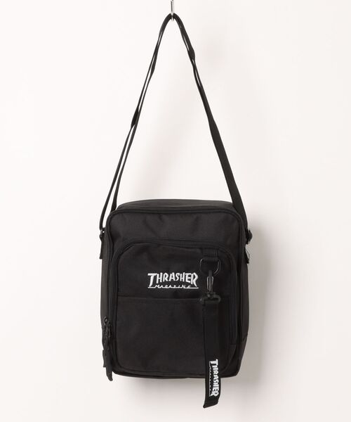 THRASHER(スラッシャー)の「THRASHER VERTICAL MINI SHOULDER BAG(ST)(ショルダーバッグ・メンズ・ブラック系その他/ブラック系その他2・FREE)」の1枚目の写真