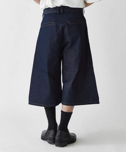 Lui's(ルイス)の「13.5オンスバルーンデニムショーツ(デニムパンツ・メンズ・インディゴブルー/ブラック・S/M/L)」の16枚目の写真