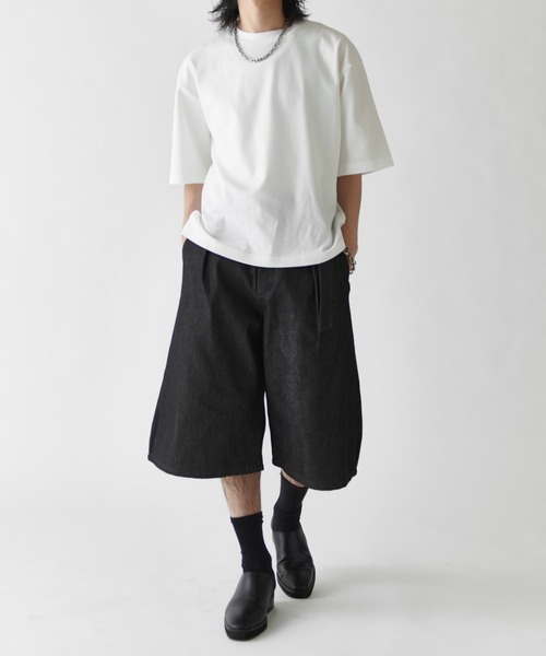 Lui's(ルイス)の「13.5オンスバルーンデニムショーツ(デニムパンツ・メンズ・インディゴブルー/ブラック・S/M/L)」の18枚目の写真