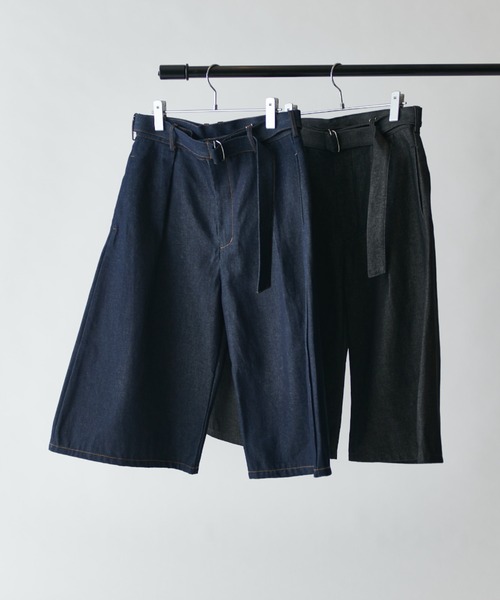 Lui's(ルイス)の「13.5オンスバルーンデニムショーツ(デニムパンツ・メンズ・インディゴブルー/ブラック・S/M/L)」の19枚目の写真