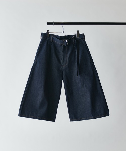Lui's(ルイス)の「13.5オンスバルーンデニムショーツ(デニムパンツ・メンズ・インディゴブルー/ブラック・S/M/L)」の20枚目の写真