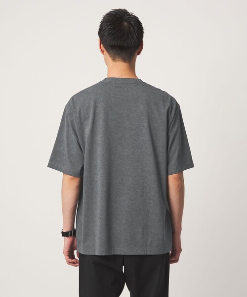 green label relaxing(グリーンレーベルリラクシング)の「【WEB限定】スノーフェード 半袖 クルーネック Tシャツ -吸水速乾-(Tシャツ/カットソー・メンズ・ブラック/ターコイズブルー系/ナチュラル・XL/S/L/M)」の11枚目の写真