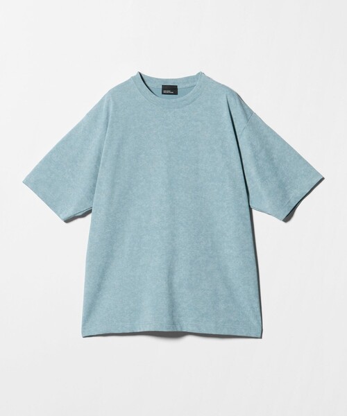green label relaxing(グリーンレーベルリラクシング)の「【WEB限定】スノーフェード 半袖 クルーネック Tシャツ -吸水速乾-(Tシャツ/カットソー・メンズ・ブラック/ターコイズブルー系/ナチュラル・XL/S/L/M)」の12枚目の写真
