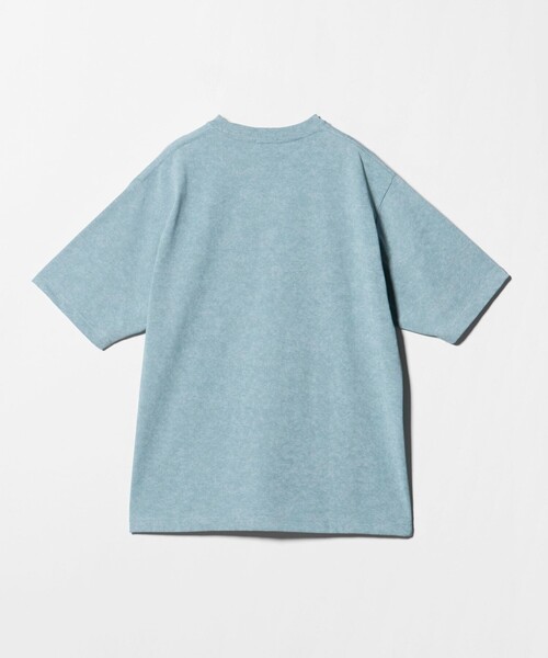 green label relaxing(グリーンレーベルリラクシング)の「【WEB限定】スノーフェード 半袖 クルーネック Tシャツ -吸水速乾-(Tシャツ/カットソー・メンズ・ブラック/ターコイズブルー系/ナチュラル・XL/S/L/M)」の13枚目の写真