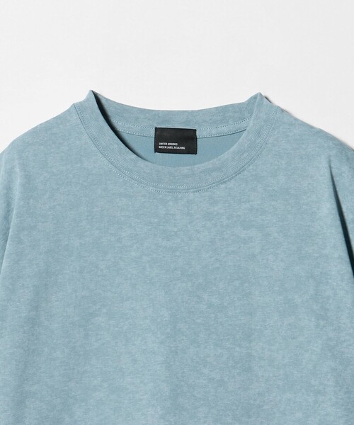 green label relaxing(グリーンレーベルリラクシング)の「【WEB限定】スノーフェード 半袖 クルーネック Tシャツ -吸水速乾-(Tシャツ/カットソー・メンズ・ブラック/ターコイズブルー系/ナチュラル・XL/S/L/M)」の14枚目の写真