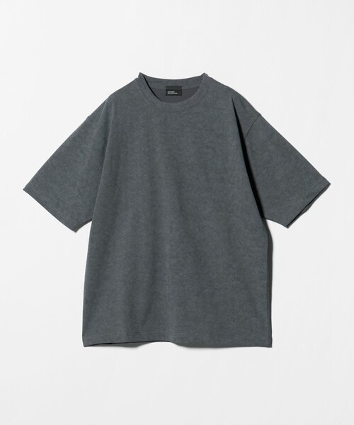 green label relaxing(グリーンレーベルリラクシング)の「【WEB限定】スノーフェード 半袖 クルーネック Tシャツ -吸水速乾-(Tシャツ/カットソー・メンズ・ブラック/ターコイズブルー系/ナチュラル・XL/S/L/M)」の18枚目の写真