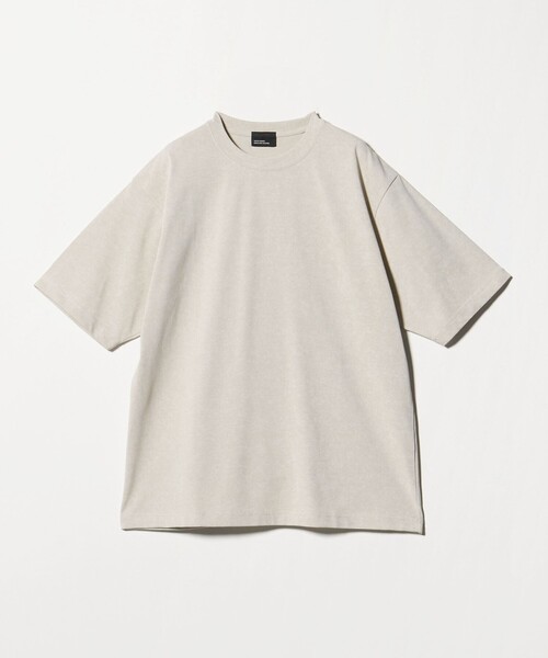 green label relaxing(グリーンレーベルリラクシング)の「【WEB限定】スノーフェード 半袖 クルーネック Tシャツ -吸水速乾-(Tシャツ/カットソー・メンズ・ブラック/ターコイズブルー系/ナチュラル・XL/S/L/M)」の10枚目の写真