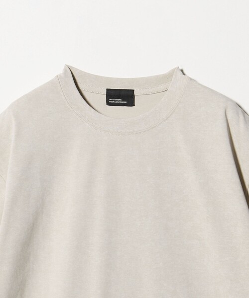 green label relaxing(グリーンレーベルリラクシング)の「【WEB限定】スノーフェード 半袖 クルーネック Tシャツ -吸水速乾-(Tシャツ/カットソー・メンズ・ブラック/ターコイズブルー系/ナチュラル・XL/S/L/M)」の9枚目の写真