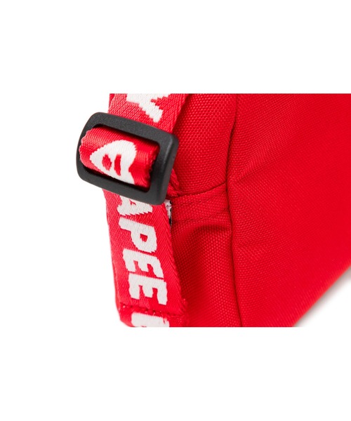 A BATHING APE(アベイシングエイプ)の「HEART BADGE CROSSBODY MINI BAG #1(ショルダーバッグ・レディース・ブルー/レッド/ブラック・FREE)」の12枚目の写真