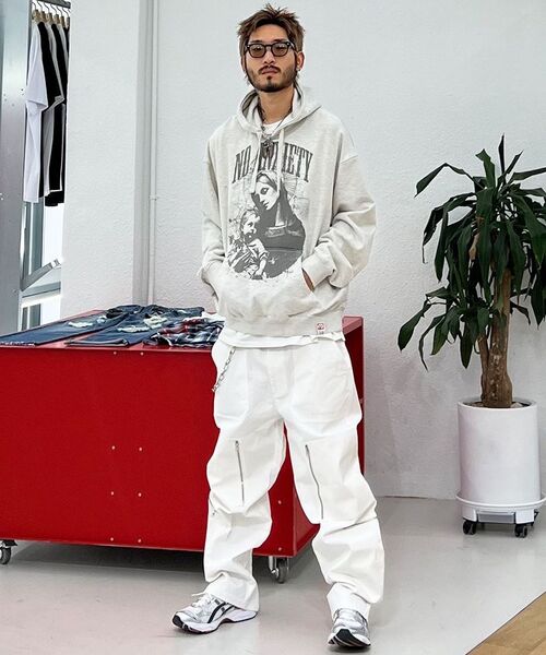 EXTRAORDINARY(エクストラオーディナリー)の「NO ANXIETY WASHED HOODIE OATMEAL(パーカー・メンズ・その他・LARGE/X-LARGE)」の7枚目の写真
