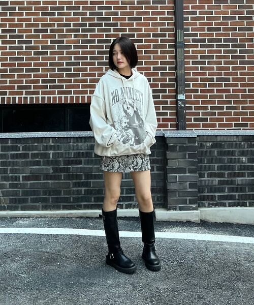 EXTRAORDINARY(エクストラオーディナリー)の「NO ANXIETY WASHED HOODIE OATMEAL(パーカー・メンズ・その他・LARGE/X-LARGE)」の8枚目の写真
